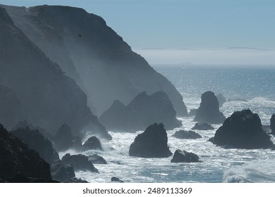 Misty coast near Point Reyes National Seashore - Powered by Shutterstock