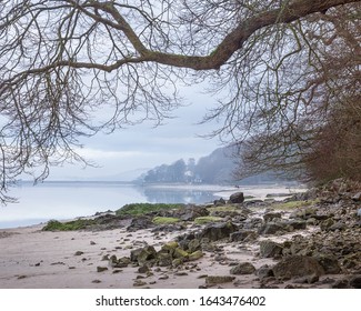 Misty Coastline Of Arnside, Cumbria