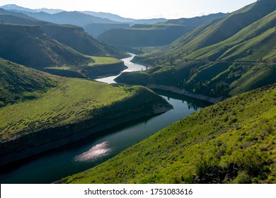 Misty Morning Above The South Fork Of The Boise River