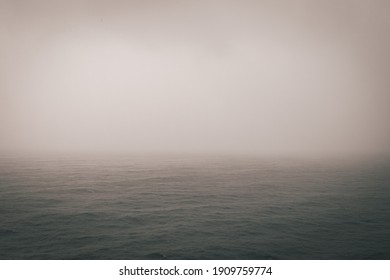 Misty Morning On The Sea