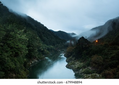 Misty Night In The Buller Gorge