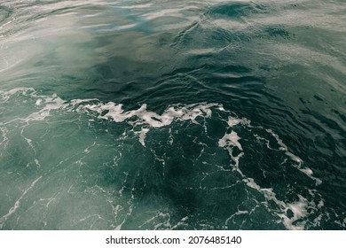 Misty Ocean Waves In California