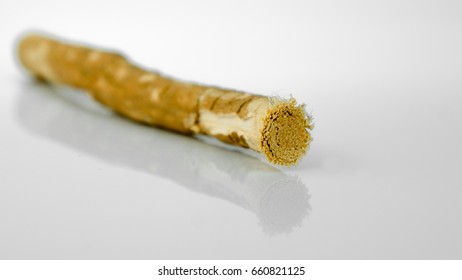 The miswak is a teeth cleaning twig made from the Salvadora Persica tree. Known as sugi stick among an asian.