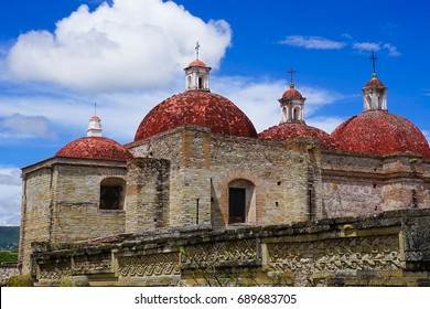 Mitla Archeological Site Oaxaca Pueblo Magico Mexico.