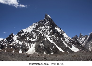 Mitre Peak In Karakorum Of Pakistan.