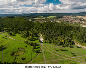Mittelbau Dora Drohnen Luftaufnahme Arbeitslager Kz Stock Photo Edit Now