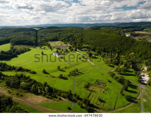 Mittelbau Dora Drohnen Luftaufnahme Arbeitslager Kz Stock Photo Edit Now