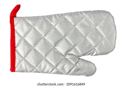 Mitten oven mitt. Isolate on a white background. - Shutterstock ID 2091616849