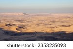 Mitzpe Ramon geological landform crater in palestine Israel holy land Negev desert sinai peninsula