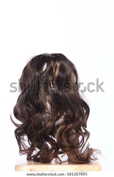 Mix Color Blonde Dark Brown Hair Stock Photo Edit Now 581307895