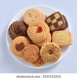 Mix Cookies, group of delicious Pakistani bakery cookies. - Powered by Shutterstock