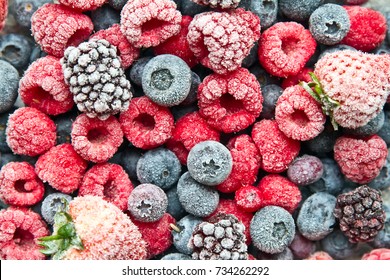 Mix frozen berries background. Frozen berries.