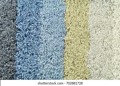 Mix shaggy carpet closeup