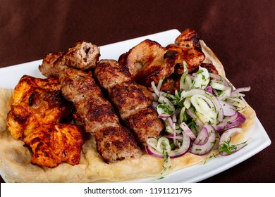 Mix Shashlik Plate Kebab Meat