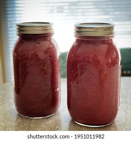 Mixed Berry Sea Moss In Mason Jar