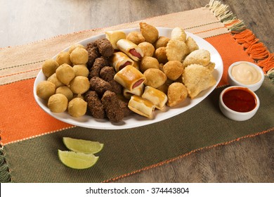 Mixed Brazilian Snack. 