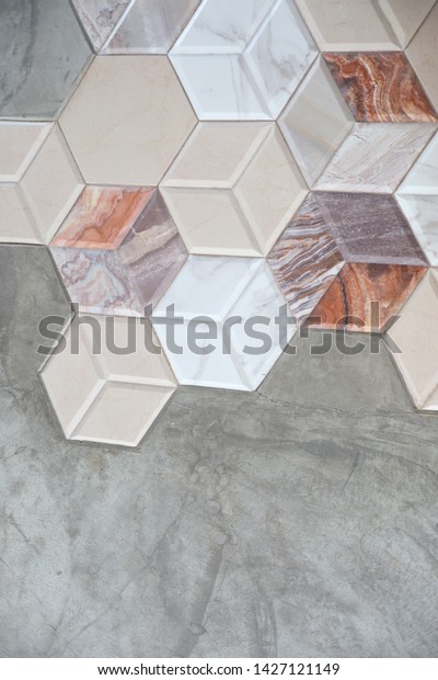 Mixed Color Marble Pattern Floor Tile Stock Photo Edit Now 1427121149