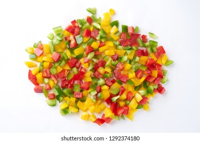 Mixed Diced Bell Pepper 