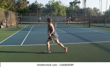 Mixed Doubles Tennis Lesson