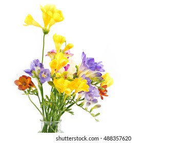 freesia flowers bouquet