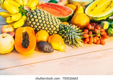 Mixed Fruits Apple Banana Orange Other Stock Photo (Edit Now) 750526663