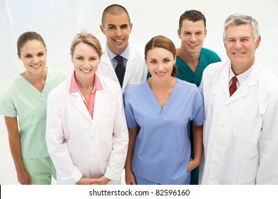 Mixed Group Of Medical Professionals