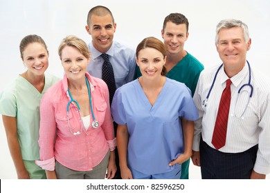 Mixed Group Of Medical Professionals