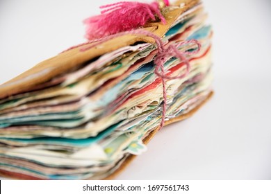 Mixed Media Book Pages Art Journaling Abstract Art