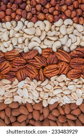 Mixed nut background
