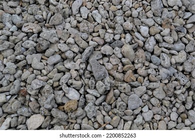 Mixed Pebble Gravel Texture Background