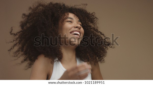 Mixed Race Black Woman Portrait Big Stock Photo Edit Now 1021189951