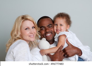 Mixed Race Family.