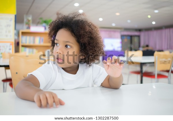 Mixed Race Girl Tanned Skin Curly Stock Photo Edit Now 1302287500