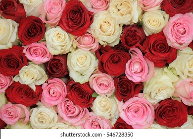 A mixed rose bouquet for a wedding - Powered by Shutterstock
