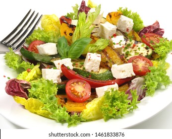 Mixed Salat With Feta Cheese