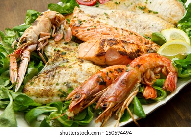 Mixed Seafood Grill 