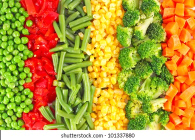 Mixed Vegetables Background