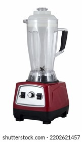 Mixer Grinder Red Isolated On White Background