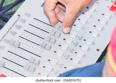 An mixing console is an electronic device for combining sounds of many different audio signals, Sound system control