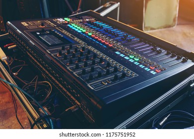 Mixing Console For Sound Reinforcement Systems Used In Many Applications