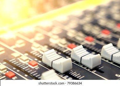 Mixing Desk Background Pattern