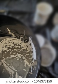 Mixing Paint In A Drum