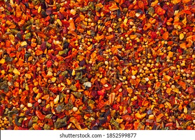 A mixture of different spices close up. Textures of colorful spices and condiments. - Powered by Shutterstock