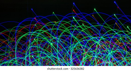 Mixture of light lines like clouds.