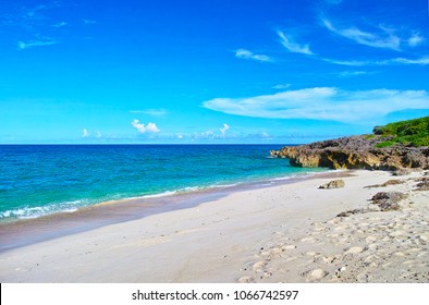 Miyakojima In Summer. Private Beach Of Kuramajima