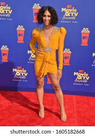 Mj Rodriguez  Attends The 2019 MTV Movie And TV Awards At Barker Hangar On June 15, 2019 In Santa Monica, California