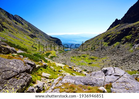 Mlynicka Valley in Vysoke Tatry (High Tatras), Slovakia. Mountain landscape. Stock photo © 