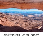 Moab overlook at arches national park