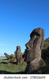 Moai At Easter Island