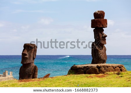 moai face easter island rapa nui